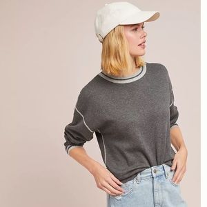 Anthropologie Michael Stars Varsity Striped Pullover size XS